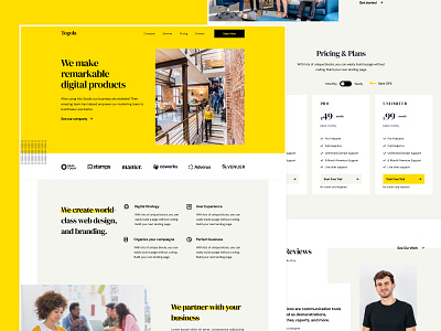 Togola Landing Page Template