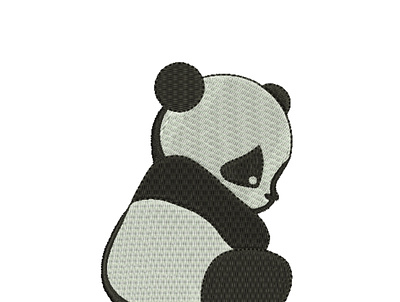 Panda embroidery design design dst emb embroidery embroidery design embroidery designs pes