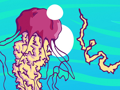 Jellyfish Mural - Sneak Preview