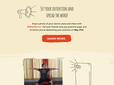 Email Design day design email illustration inbound veterans yoga