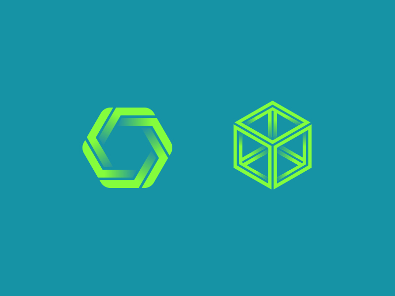 Hexagon Logo Marks by Big Sea on Dribbble