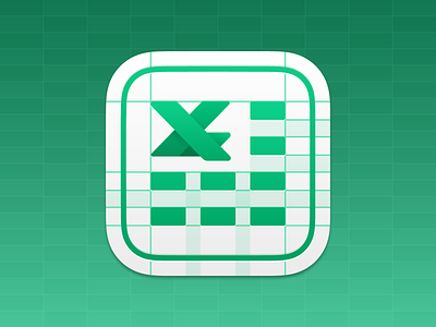 Microsoft Office Excel, icon for macOS