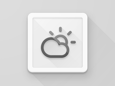 Material Design Icon: Smartisan Weather icon material design weather