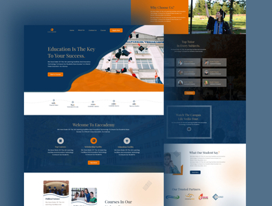 Education Website By Mariummouri On Dribbble