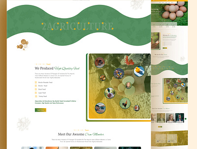 Agriculture shot graphic design ui ux web design