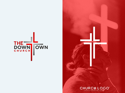 THE DOWNTOWN CHURCH BRANDING branding ceotips church churchlogo design freelancer graphic design illustration logo ui