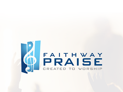 Faith Way Praise art work brand logo branding church churchlogo logo