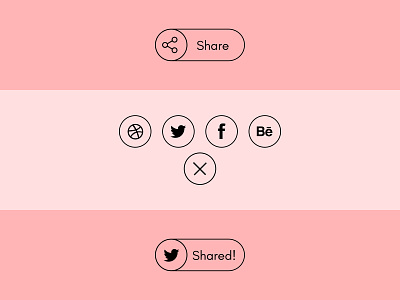 Daily UI #010 - Social Share