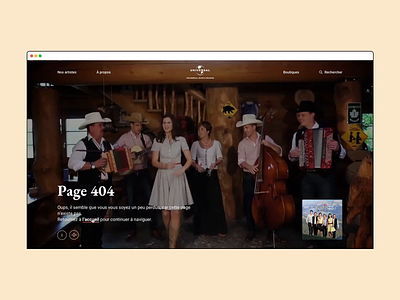 404 page redesign - Universal Music France 404 404 error 404 error page 404 page 404page music redesign ui web design web site webdesign website