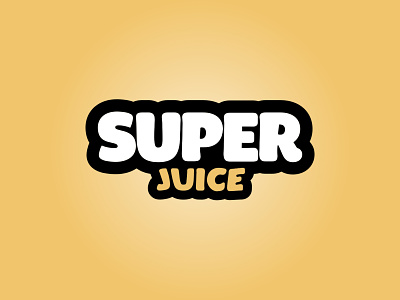 Logo - Super Juice friendly logo logo design yellow