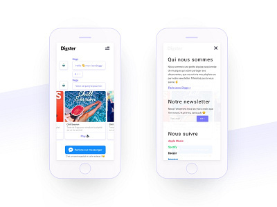 Digster - Mobile version