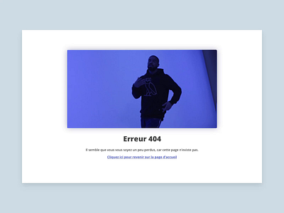 Redesign operation CRM - 404 Page 404 404 error 404 page music ui web design webdesign website
