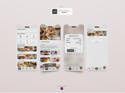 Couco [Daily UI / Day 1] app dailyui design ui ux
