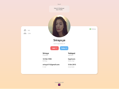 [Daily UI / Day 6] app dailyui design ui