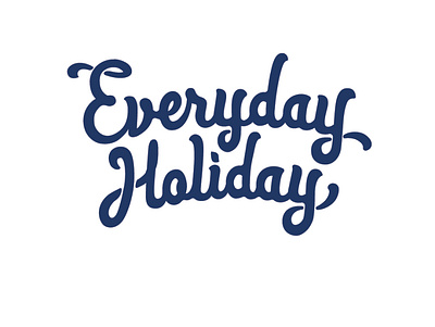 EVERYDAY HOLIDAY - LOGO app branding design icon illustration logo typography ui ux vector