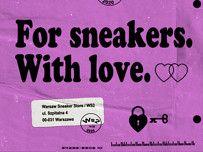 FOR SNEAKERS. WHIT LOVE.