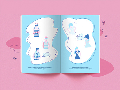 Illustrated book! editorial mermaids pink wacom