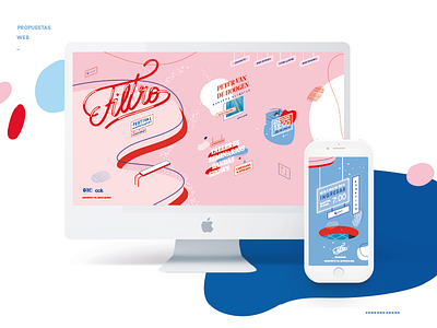 Water Arts Festival 2018! branding dekstop digital editorial festival illustration pink typography ui ux