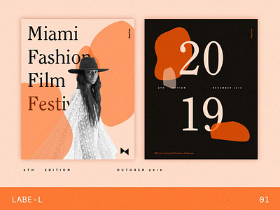 Labe-L #10 2019 argentina branding buenos aires collection editorial editorial art fashion festival illustration invite letters numbers orange palette poster shapes typography