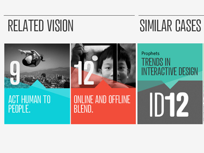 Prophets Site 2d agency interactive portfolio responsive typo