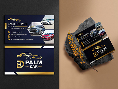 "DH Palm Car" business card