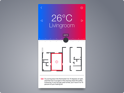 Day 020 - Thermostat Widget