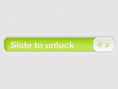 iPad Slider app green ipad lock locked slider switches ui