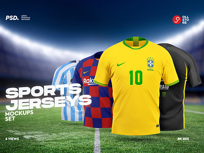 Free Soccer Jersey Mockup(Back View) on Behance