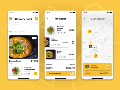 Food market - delivery app app delivery app design figma graphic design ui ux