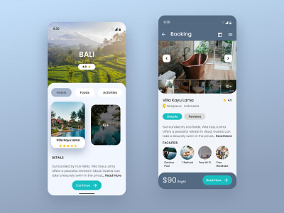 UI Design a Travel app for Android android app branding design exploration figma graphic design interface iphone material design mobile app travel app trend ui