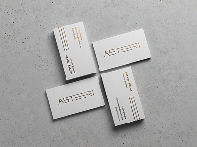 ASTERI - Business Card Design asteri blockchain brand identity branding business business card business card design businesscard clean design cosmic cosmos design logo logo design logodesign logotype minimalism star technology universe