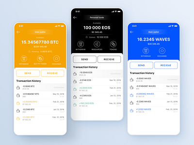 Paytomat Wallet - Currency Details app ui balance bitcoin blockchain blockchain cryptocurrency blockchaintechnology btc clean design crypto crypto wallet crypto wallet development cryptocurrencies cryptocurrency eos minimalism mobile transactions ui ux wallet ui