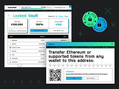 Locked Vault Page And Pop-Up