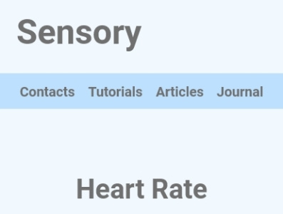 Sensory/Health Homepage
