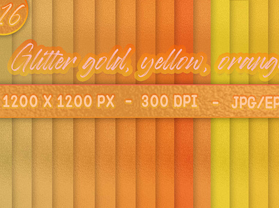 Glitter Gold, Yellow, And Orange corporate