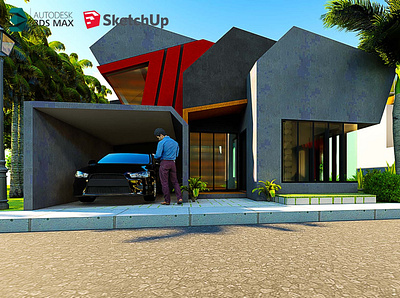 House Family 3d villa