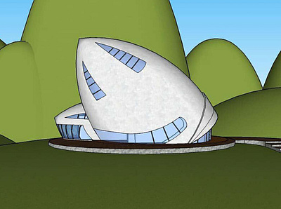 The Snail House 3d villa