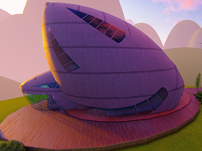 The Snail House 3d villa