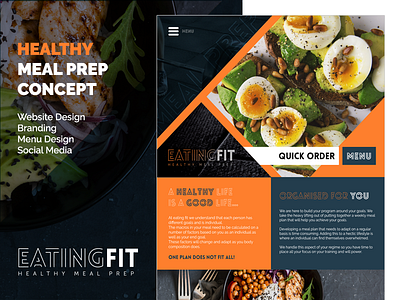 Eating Fit - Healthy Meal Prep Concept