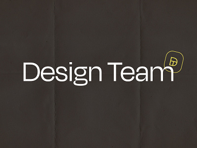 Design Team Reverse Logo branding design logo minimal refined reverse team