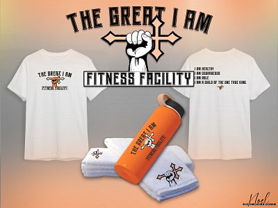 Faith-based Fitness Facility Branding Concept branding christian design fitness graphic design gym inspiration logo t shirt