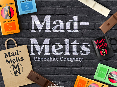 Chocolate Company brand concept branding chocolate graphic design logo snack sweet