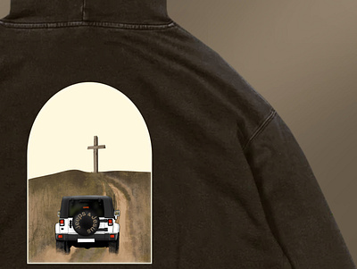 JEEPS & JESUS Custom Hoodie Design custom design graphic design illustration