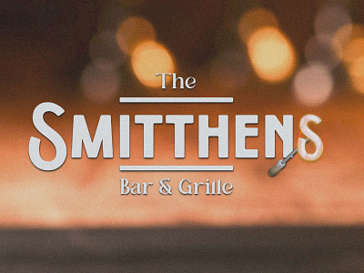 The SMITTHENS Bar & Grille bar branding graphic design grill grille illustration logo