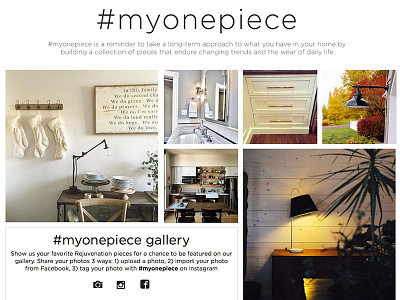 #myonepiece gallery marketing social web design