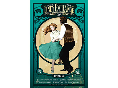 Lindy 2015 dance marketing poster