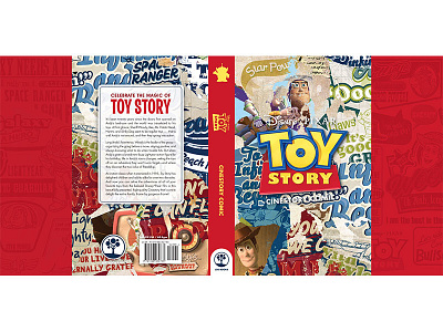 Toy Story Hard cover Jacket book design cover design print