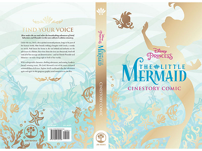 Little Mermaid Mass market Cover book design cover design print