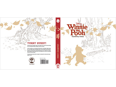 Winnie the Pooh Hard Cover Jacket book design cover design print