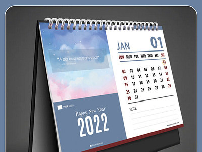 2022 Desk Calendar Mockup 2022 deskcalendar graphic design illustration templates